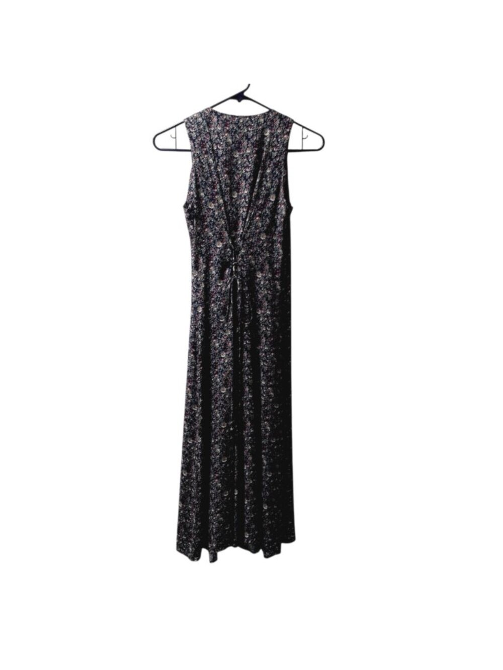 Vintage DBY Ltd Womens Maxi Dress Size 3 Multicolor Floral Rayon Sleeveless - Picture 3 of 6